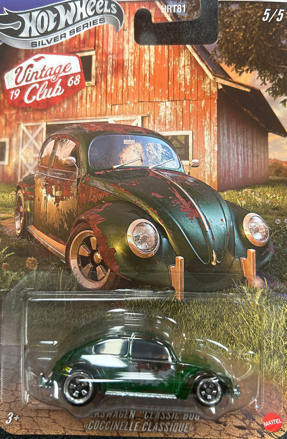 Thumbnail: Hot Wheels Silver Series Vintage Club Volkswagen Classic Bug