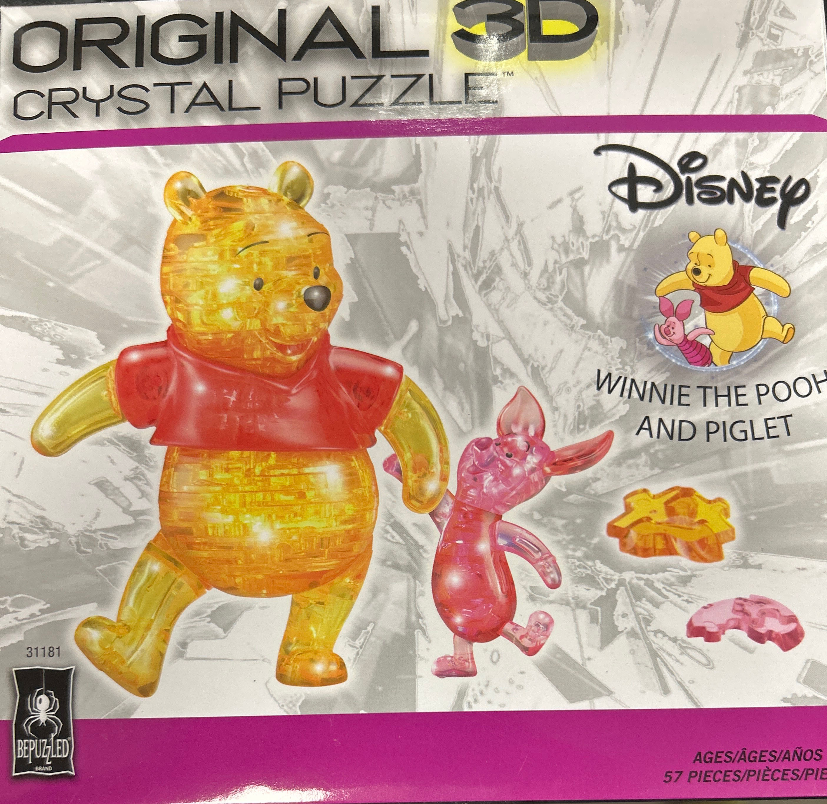 3D Crystal Puzzle Winnie the Pooh and Piglet