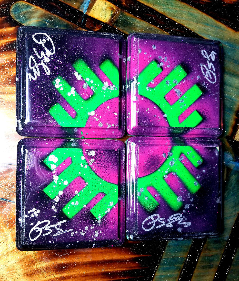 Zia Wood Coaster - 4