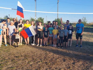 Соревнования по волейболу на х. Орджоникидзе
