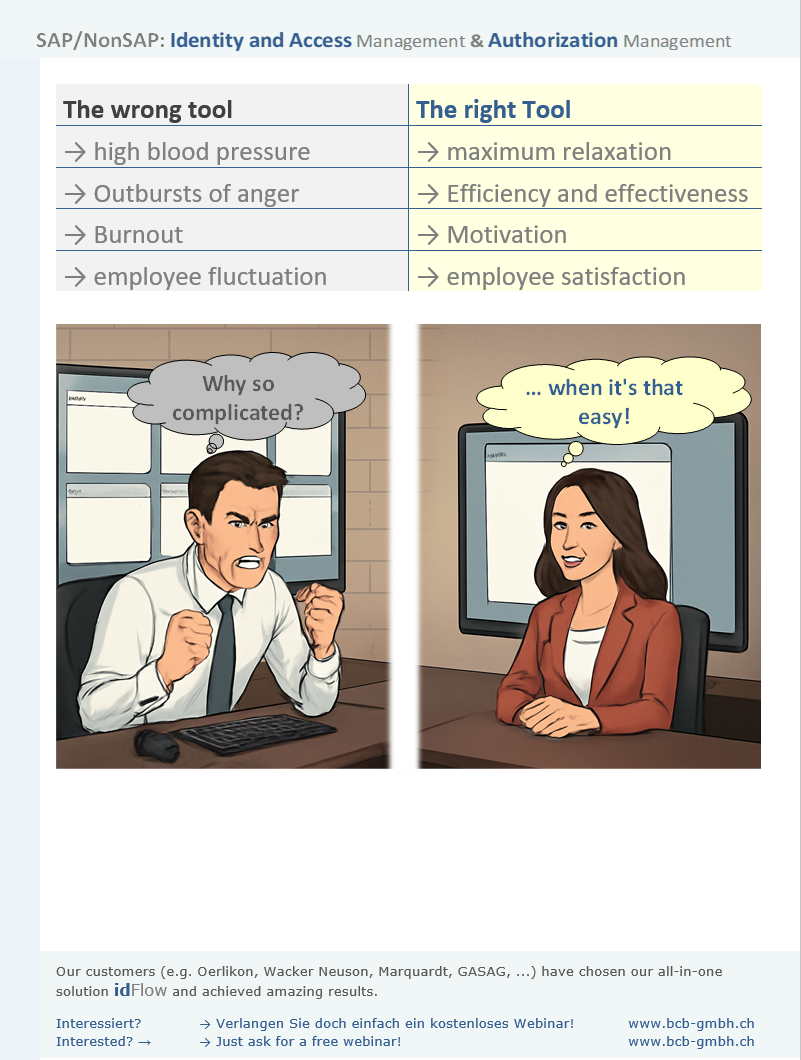 😉Skandal: 😉 Reduktion der Lebenserwartung der IAM-Mitarbeiter aufgrund falscher Werkzeugauswahl!