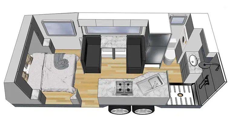 Rebel, 19 - Mid Door, Kitchen Awning Side