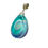 Thumbnail: Aqua Stonewashed Blue Small Teardrop