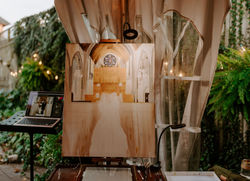 The Inn at Saratoga reception set-up