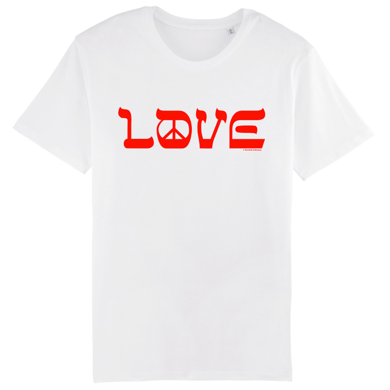 T-Shirt Love & Peace Red