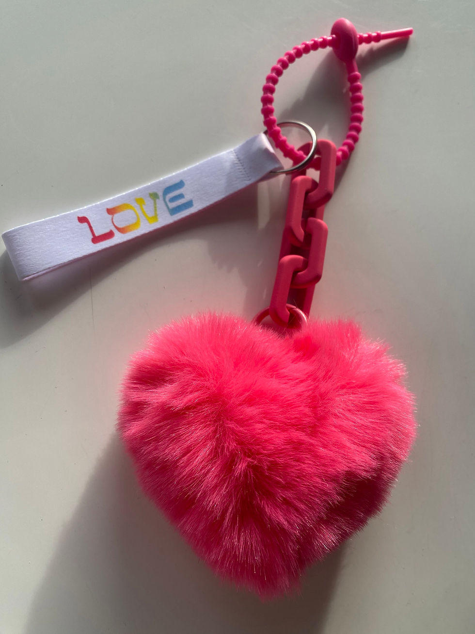 Miniature : Accessoire de Sac à Mains Coeur Rose Love Rainbow