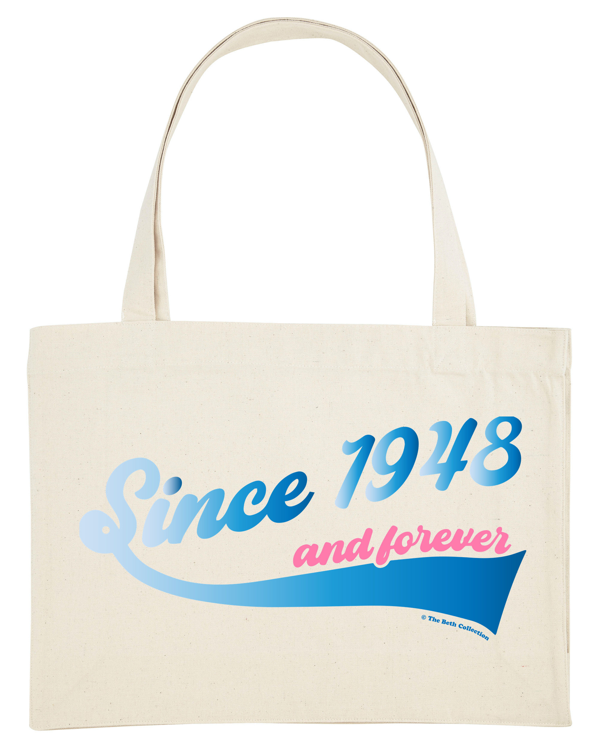 Cabas en Toile Ecru Love Since 1948 & Forever