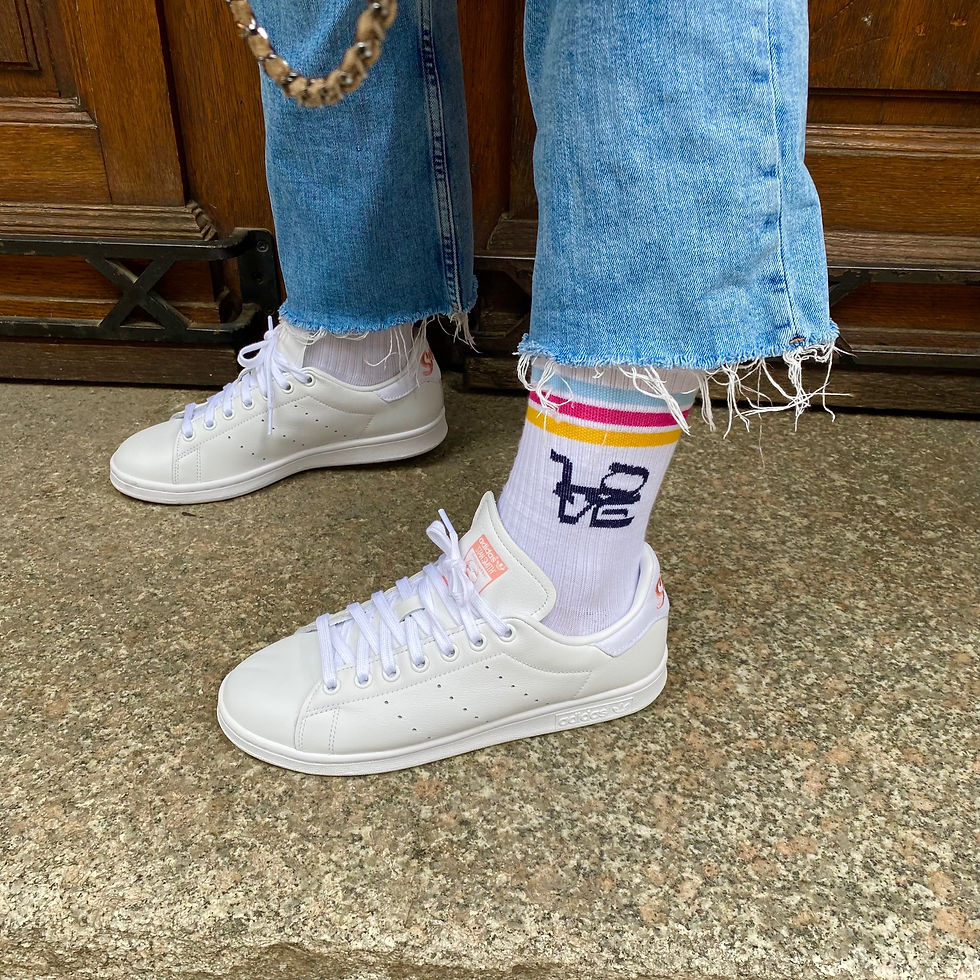Miniature : Chaussettes Tennis Love NY Marine