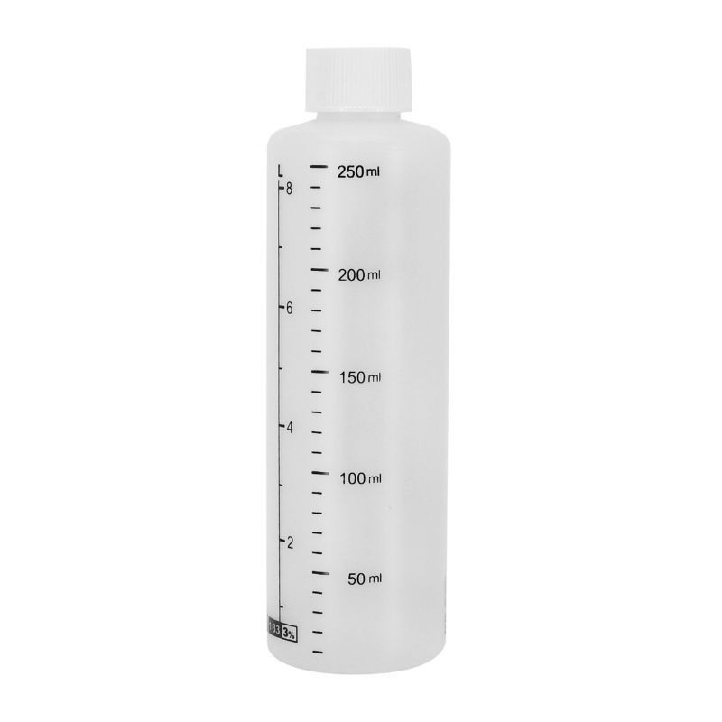 Miniature : DOSEUR D'HUILE POUR MELANGE ESSENCE STAGE6 GRADUE TRANSPARENT 250 ml