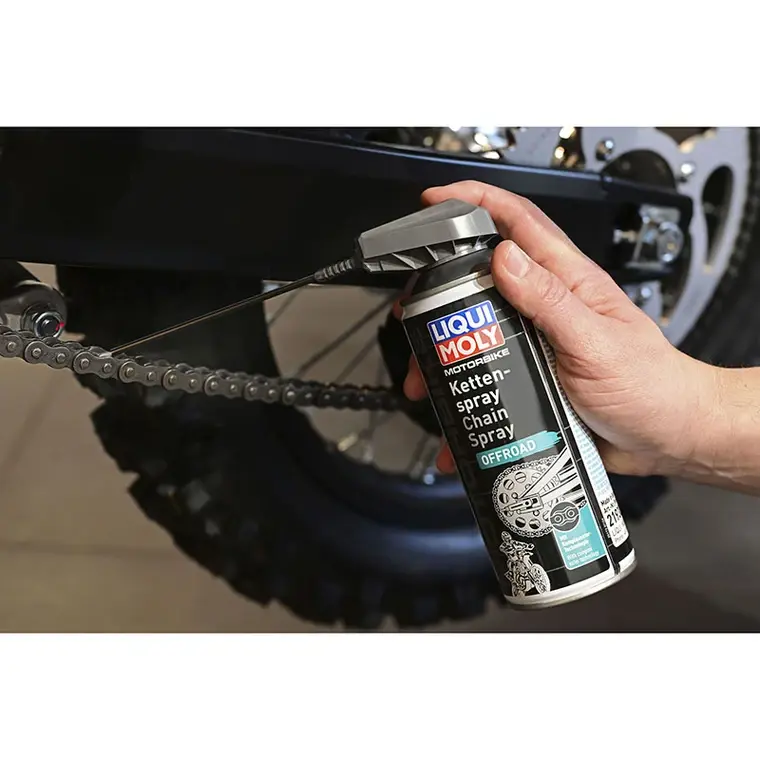 GRAISSE A CHAINE MOTO LIQUI MOLY MOTORBIKE CHAIN LUBE OFF ROAD (AEROSOL 400ml)