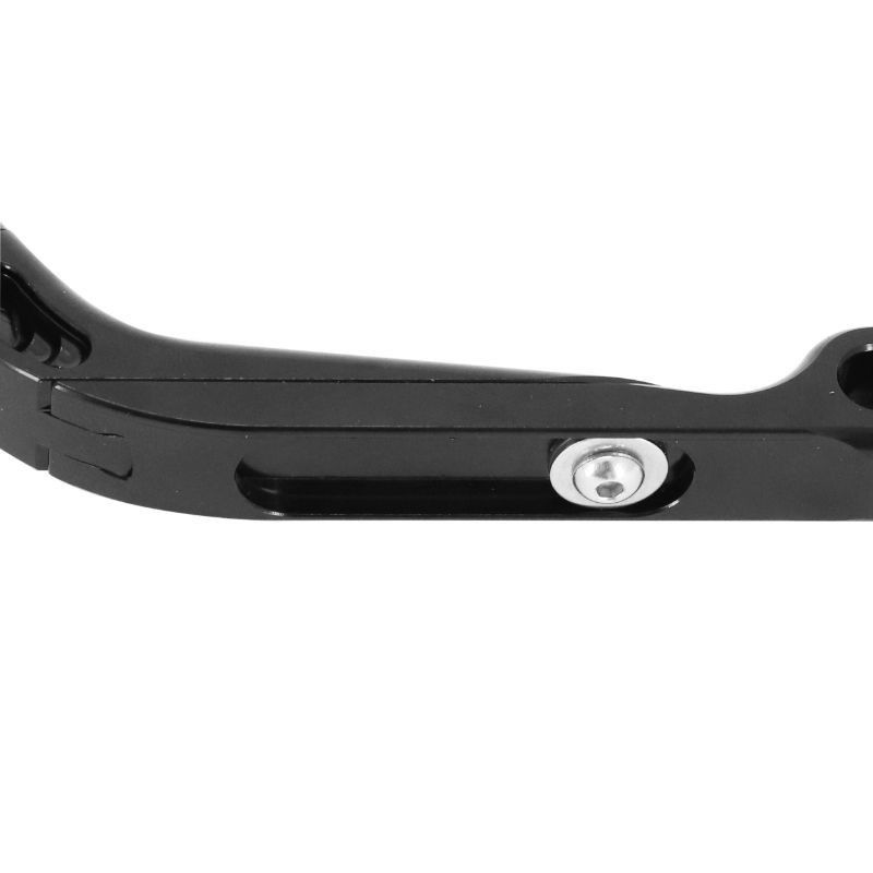 Miniature : LEVIER DE FREIN/EMBRAYAGE MOTO REGLABLE/RETRACTABLE POUR KAWASAKI 900 Z900, 650 Z650 NOIR ANODISE CNC (PAIRE)