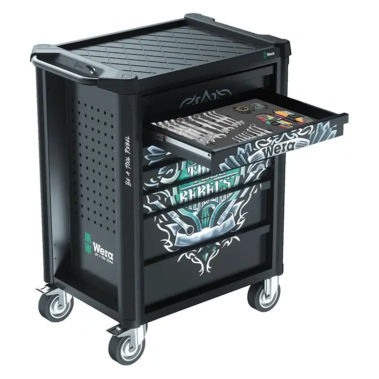 SERVANTE D'ATELIER WERA 9700 TOOL REBEL (SET 94 PIECES)