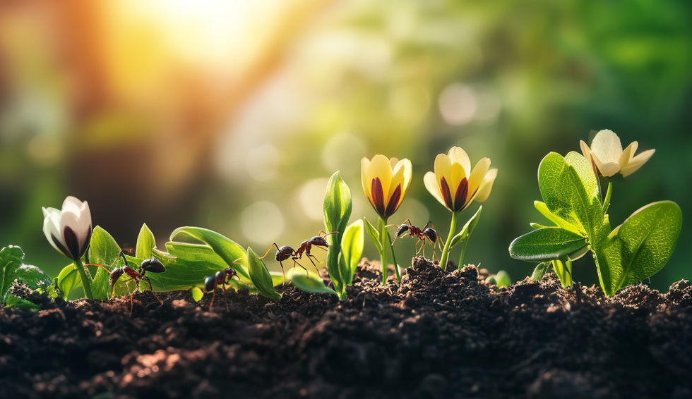 Fin diapause printemps fourmis