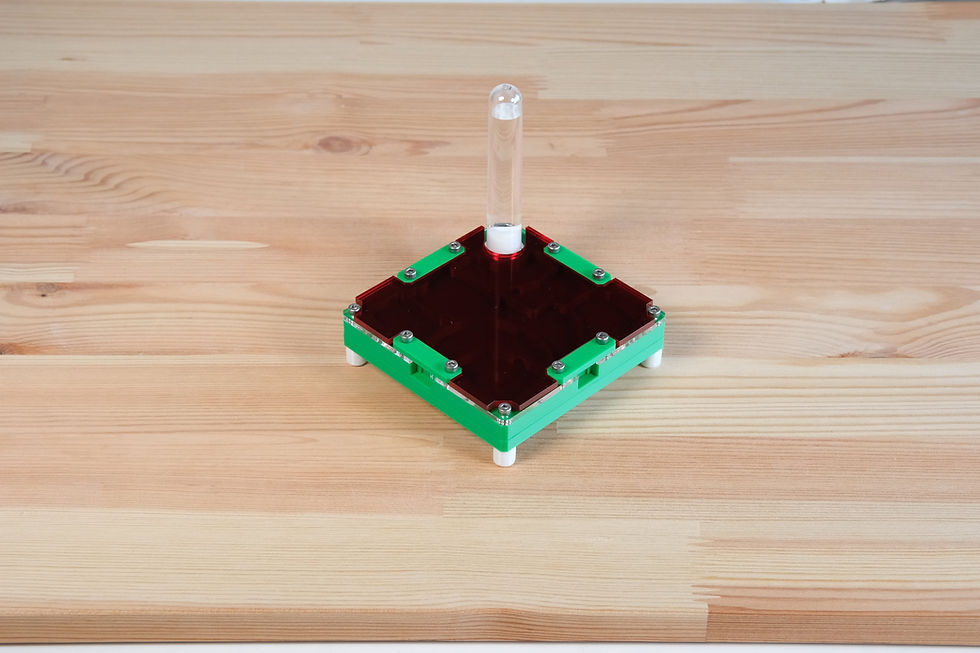 Miniature : Nid 10x10 fourmis petites espèces avec plafond rouge