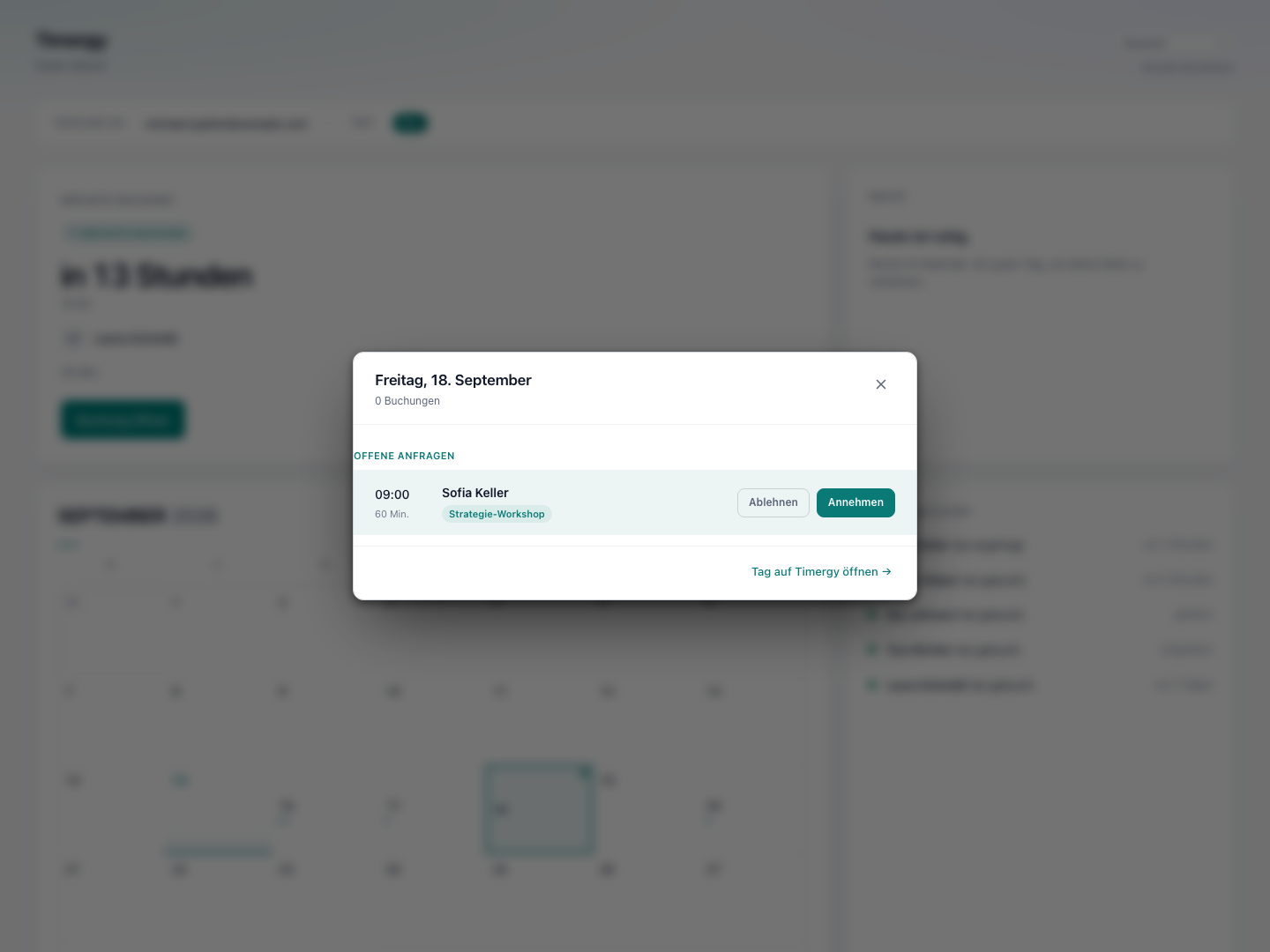 Timergy screenshot 2
