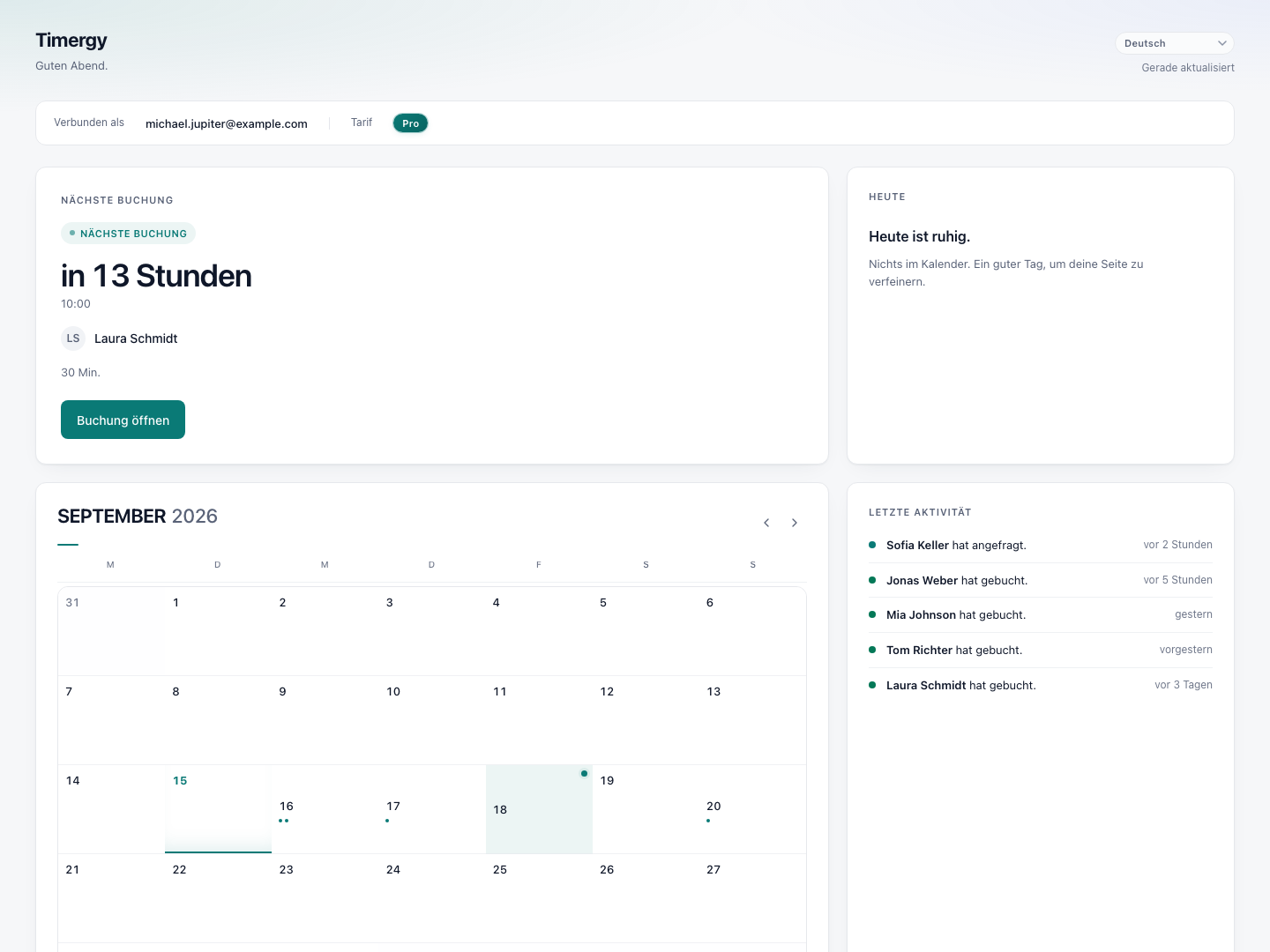 Timergy screenshot 1
