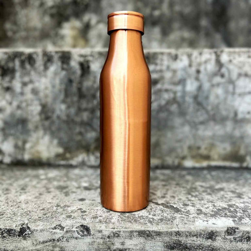 Minimalist Matte Copper Water Bottle – 1L | Prime Sauda