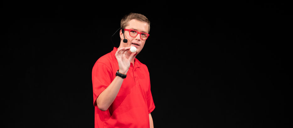 Leon Thomson, on stage.