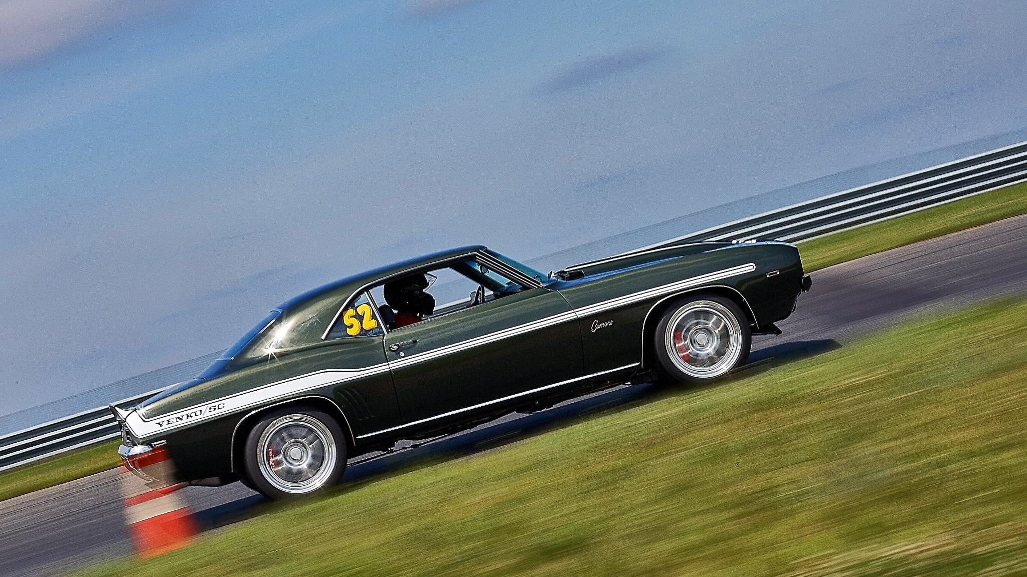 Nurney Podcast promotional artwork featuring a classic Camaro