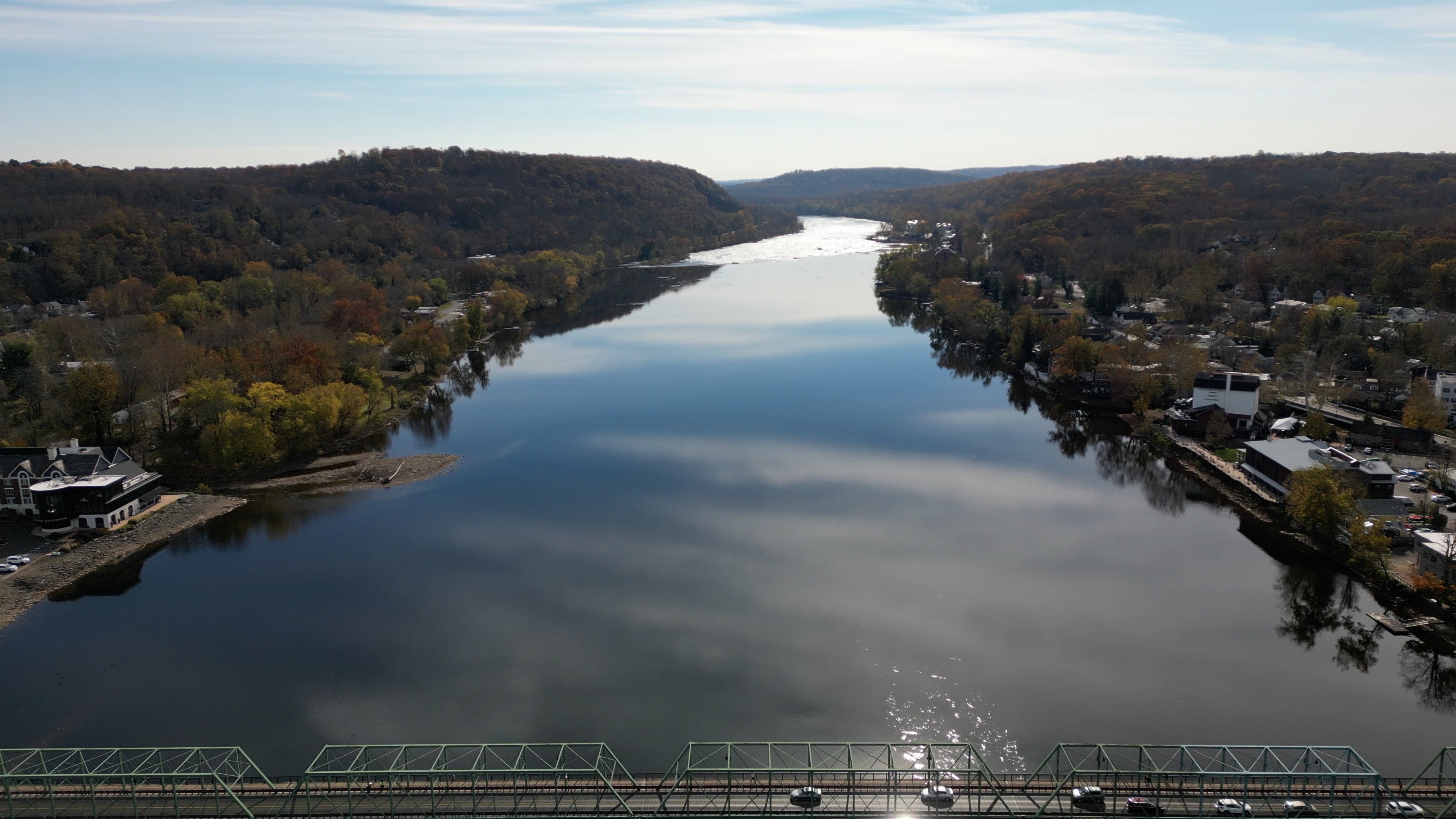 ArdeaDrones aerial photograph of the Delaware River