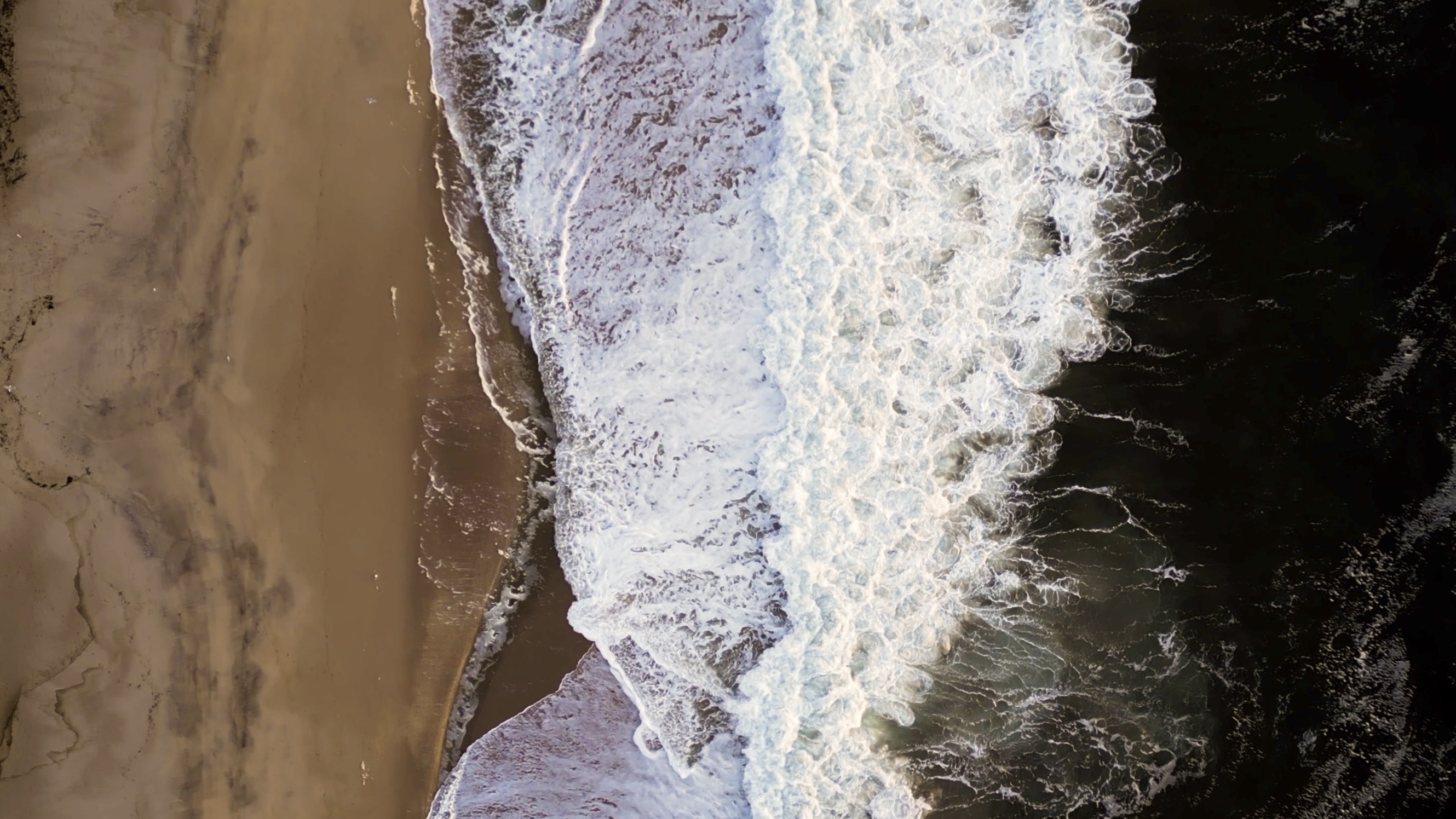 Aerial / Jersey Shore — The coastline from above.