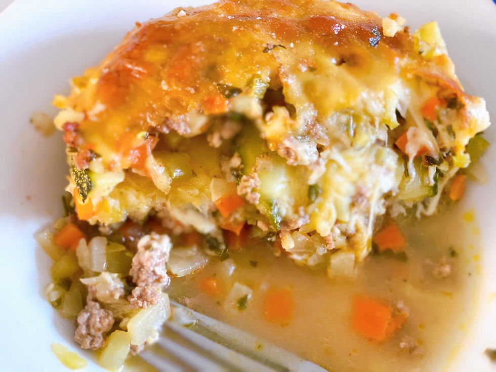 Lasaña de Zucchini y Carne