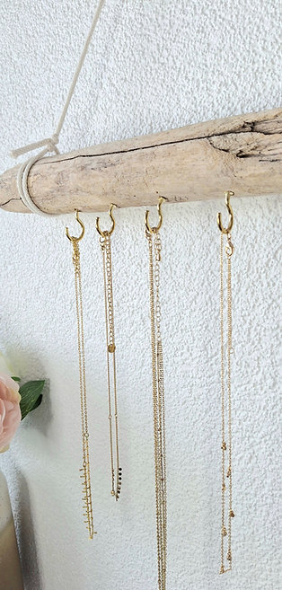 Porte-bijoux en bois flotté