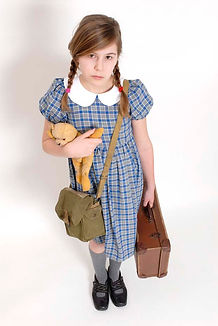 WWII Evacuee 1940s Maggie Bulman Kids Costumes