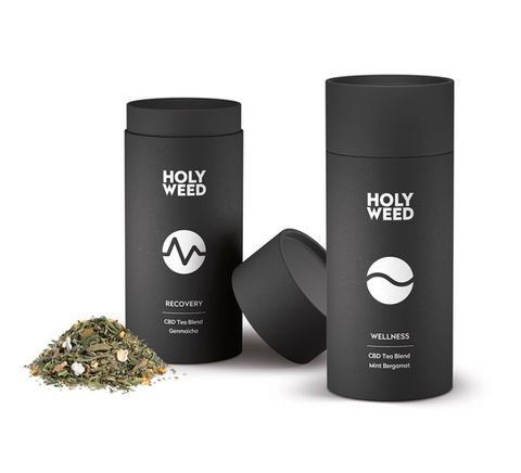 Image, rendu 3D d'un packaging pour du thé et des feuilles de thé en style photo packshot photo studio pour publicité 