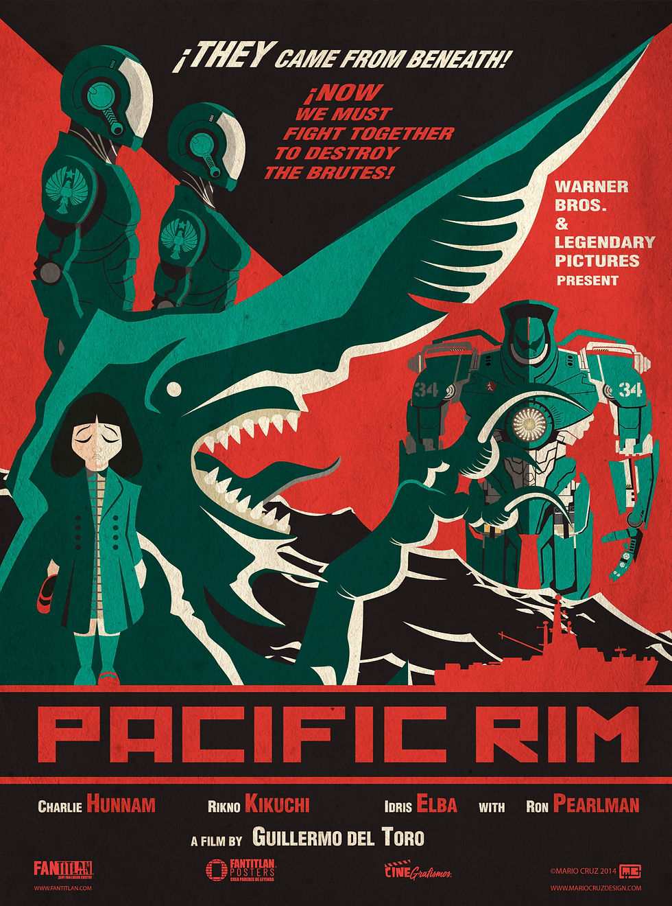 Poster alternativo de la película Pacifi Rim (2013)