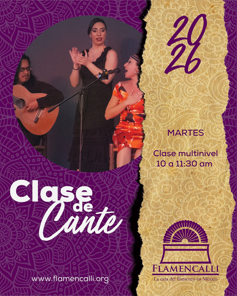 clases de cante flamenco
