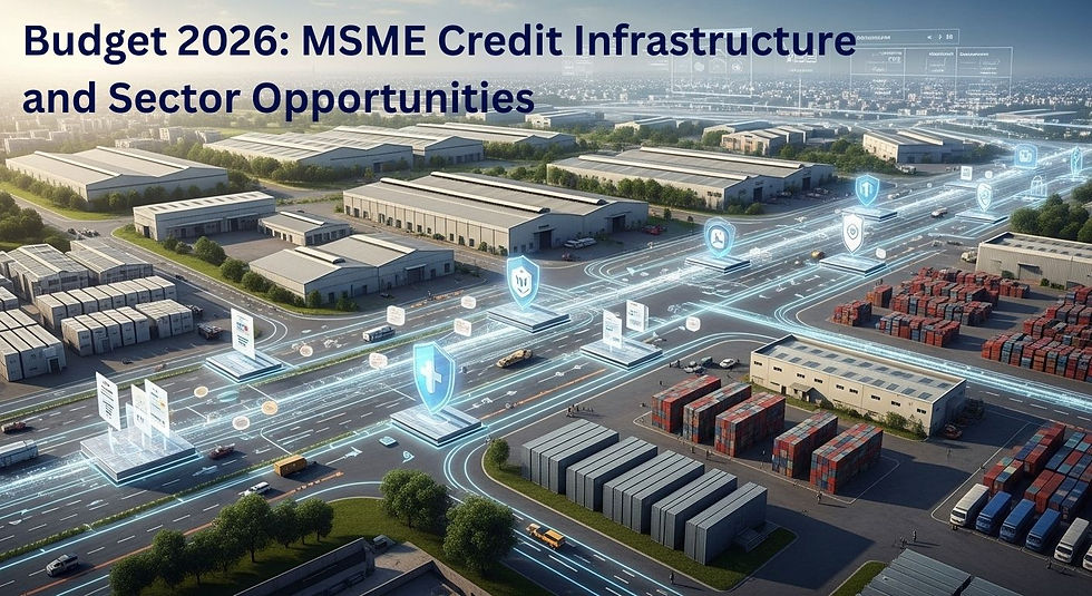 Budget 2026 (Pt. 1): MSME Credit Infrastructure and Sector Opportunities