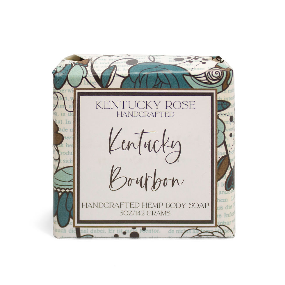 Kentucky Rose "Kentucky Bourbon" Hemp Soap