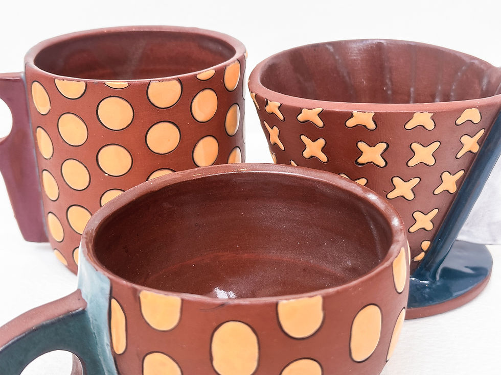 Thumbnail: Taylor Mezo Pour-Over Yellow X's