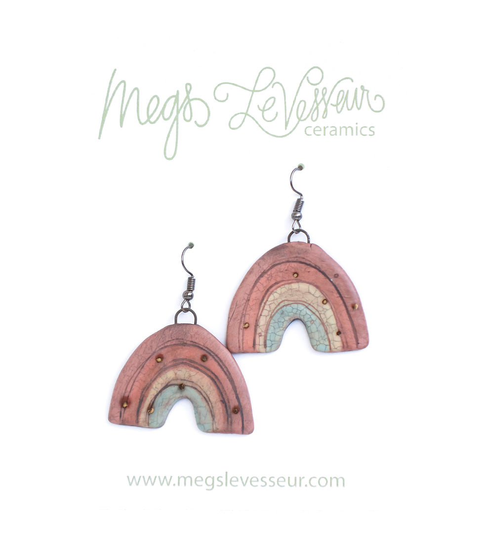 Thumbnail: Megs LeVesseur Rainbow Arch Earrings
