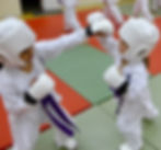 Teaching kid's Karate 5