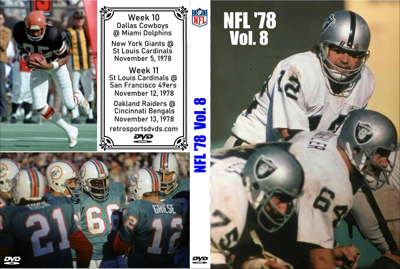 NFL '78 Vol. 8 -- 4 DVDs