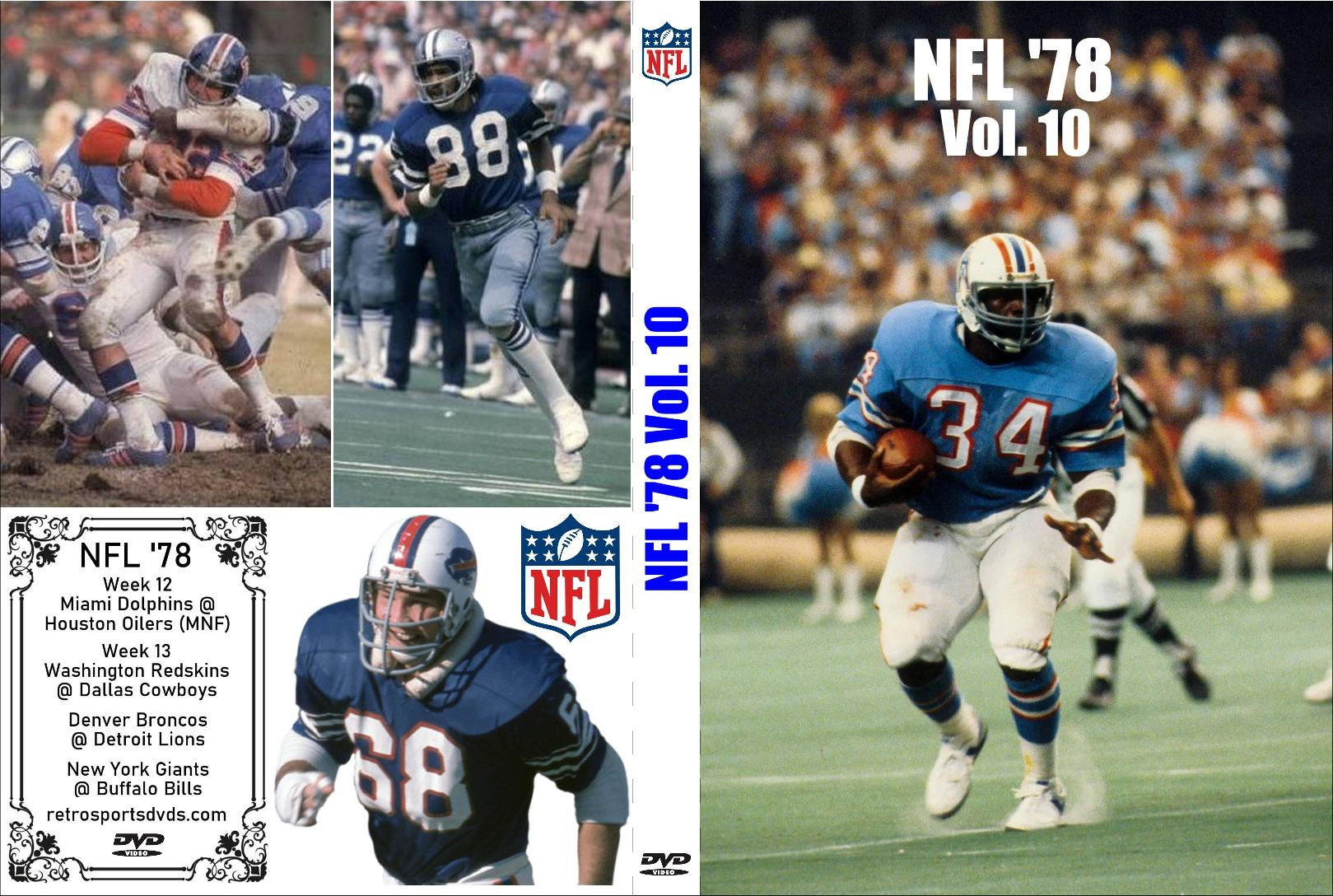 NFL '78 Vol. 10 -- 4 DVDs