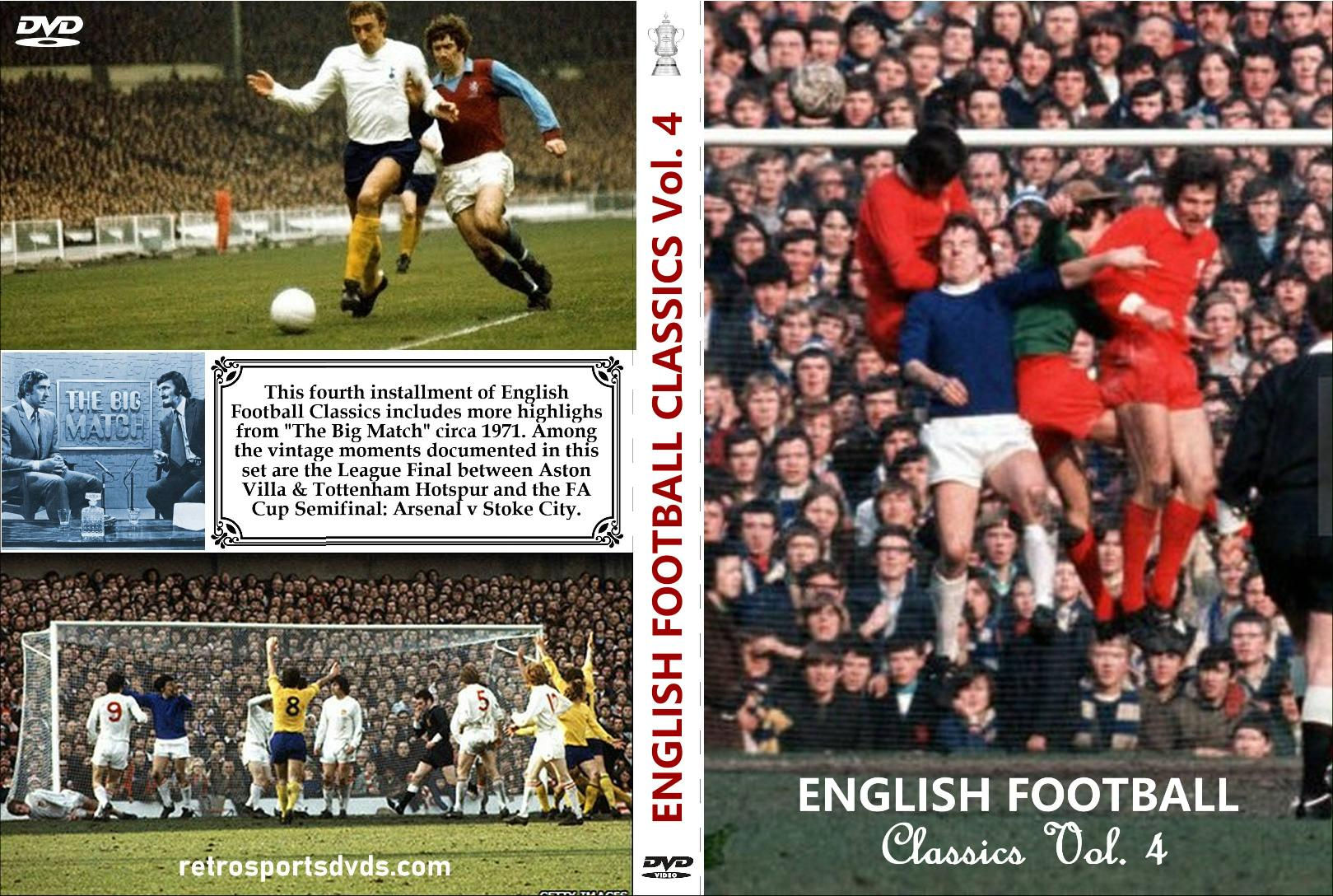 English Football Classics Vol. 4 -- 4 DVDs