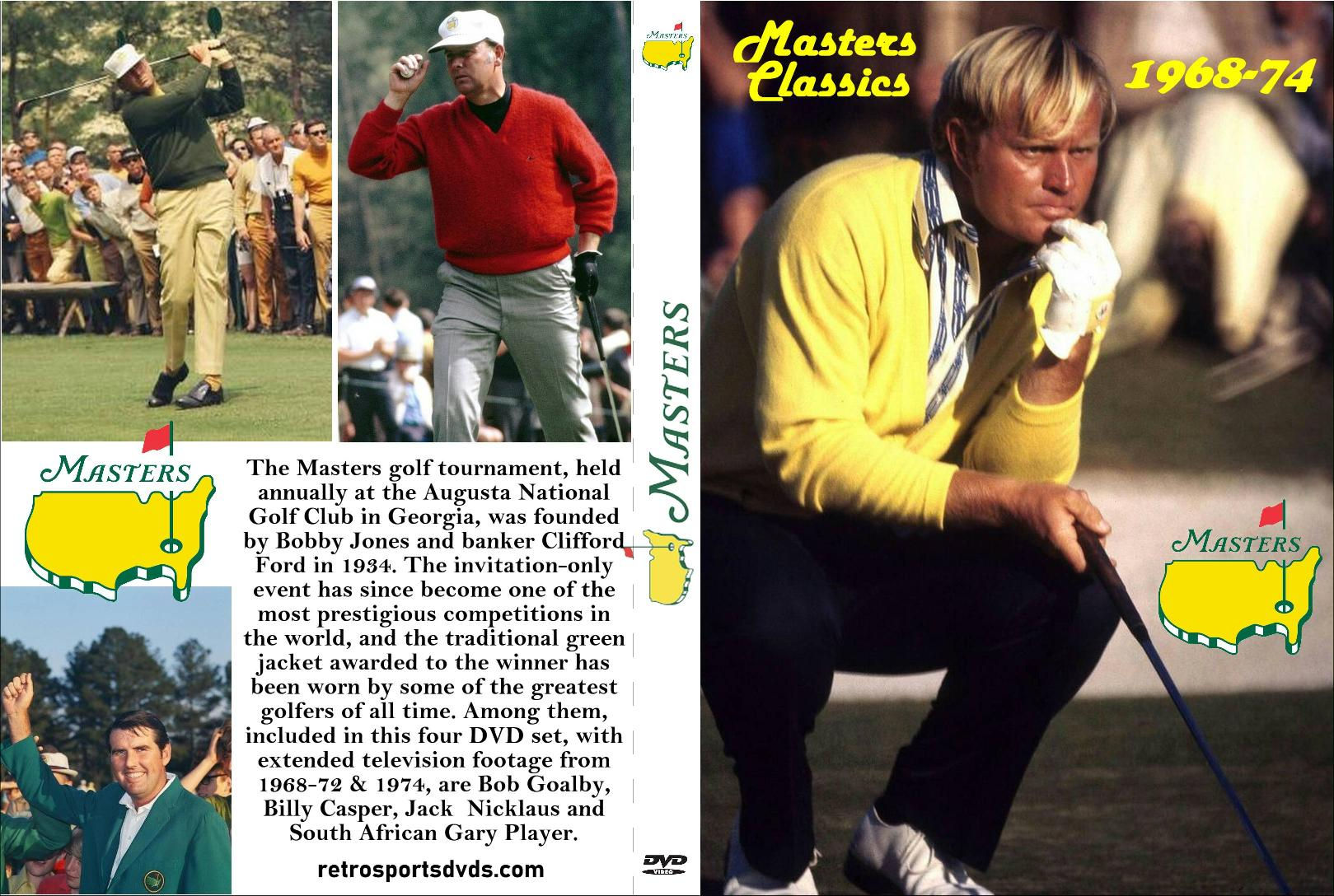 Masters Tournament 1968-74 -- 4 DVDs