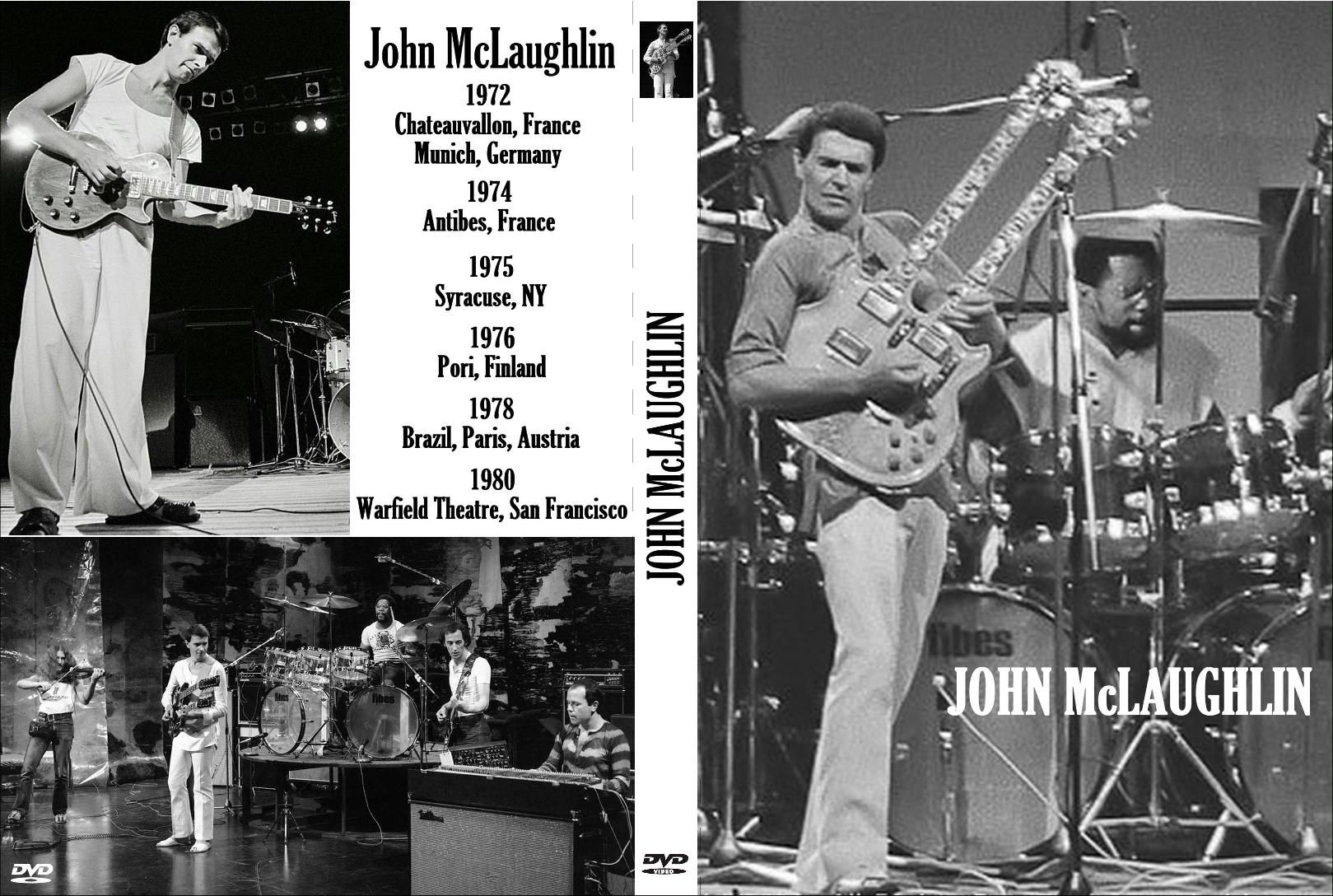 JOHN McLAUGHLIN live concerts 4 DVDs