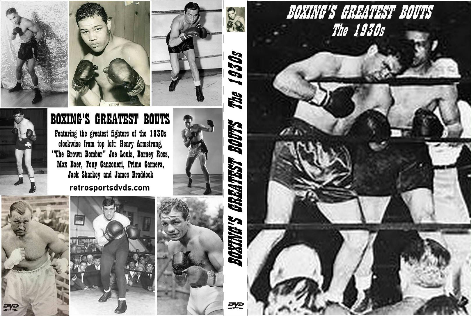 Boxing's Greatest Bouts The 1930s -- 4 DVDs