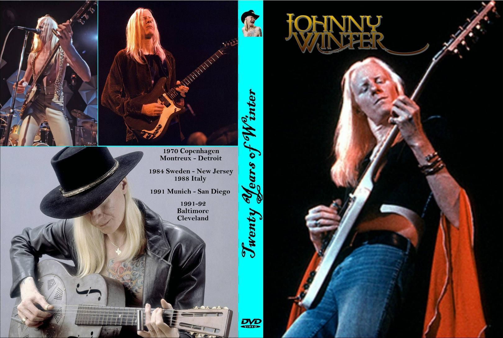 JOHNNY WINTER Live 4 DVDs