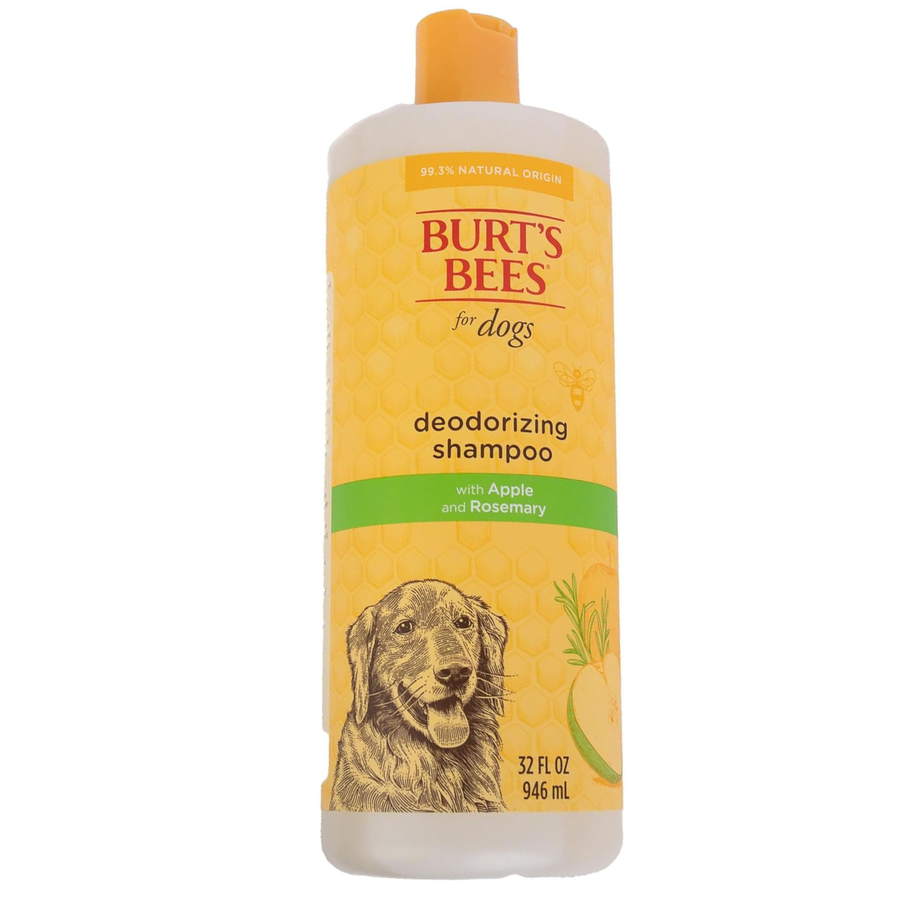 Burt's Bees 犬用除臭洗毛液蘋果和迷迭香配方 32fl oz/ 946ml