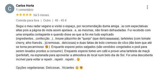 reviews comentario