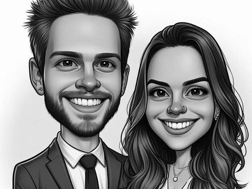 Caricaturas de Casal para Bodas Personalizadas: Ideias Exclusivas.