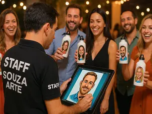 Caneca Caricatura para Festas na Zona Sul do RJ: O Toque Exclusivo que seu Evento Precisa