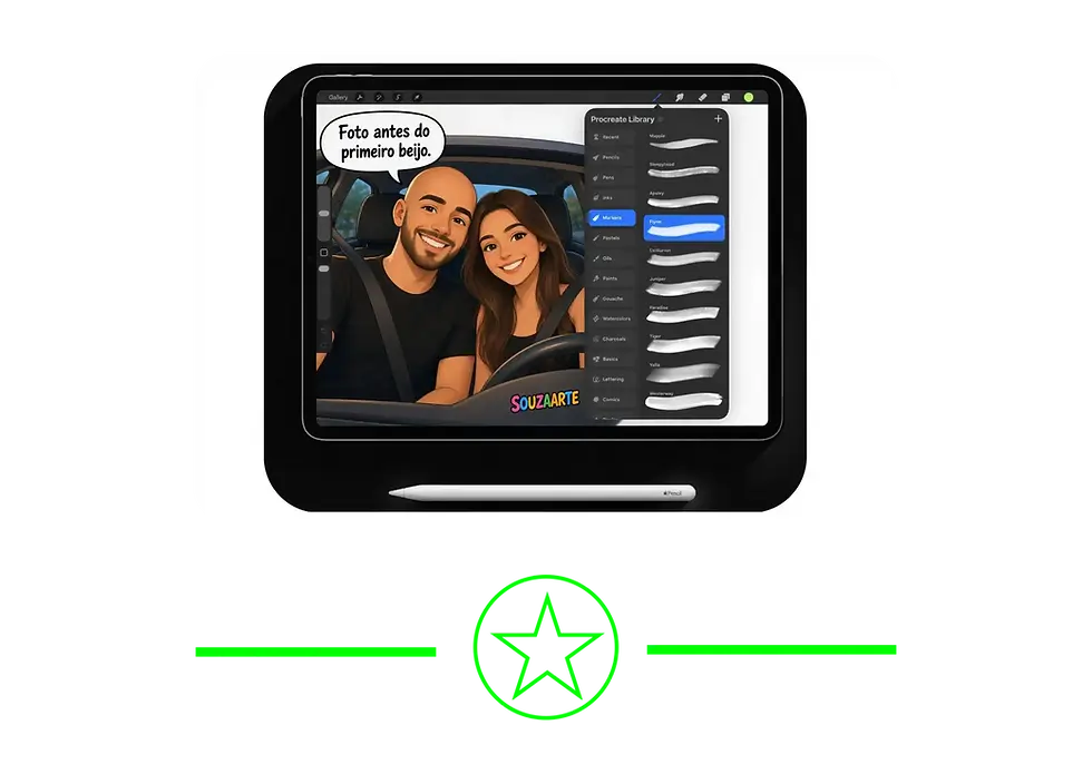 2016 - O presente - iPad pro + Apple pencíl UX.