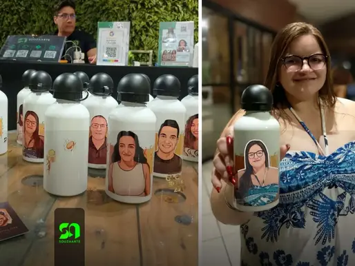 Quem oferece caricaturas digitais personalizadas em squeezes no Rio de Janeiro?