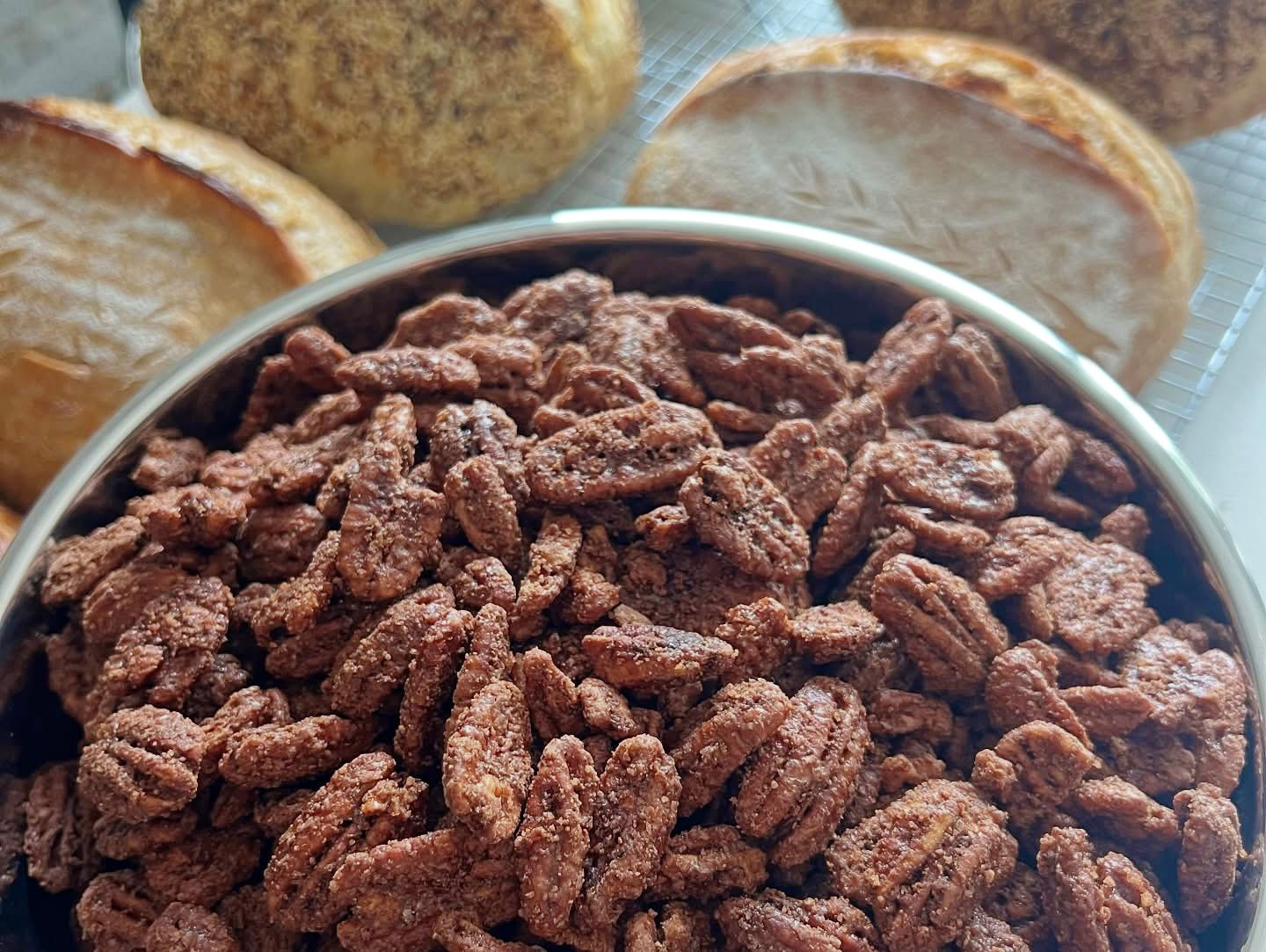 Whiskey Candied Pecans